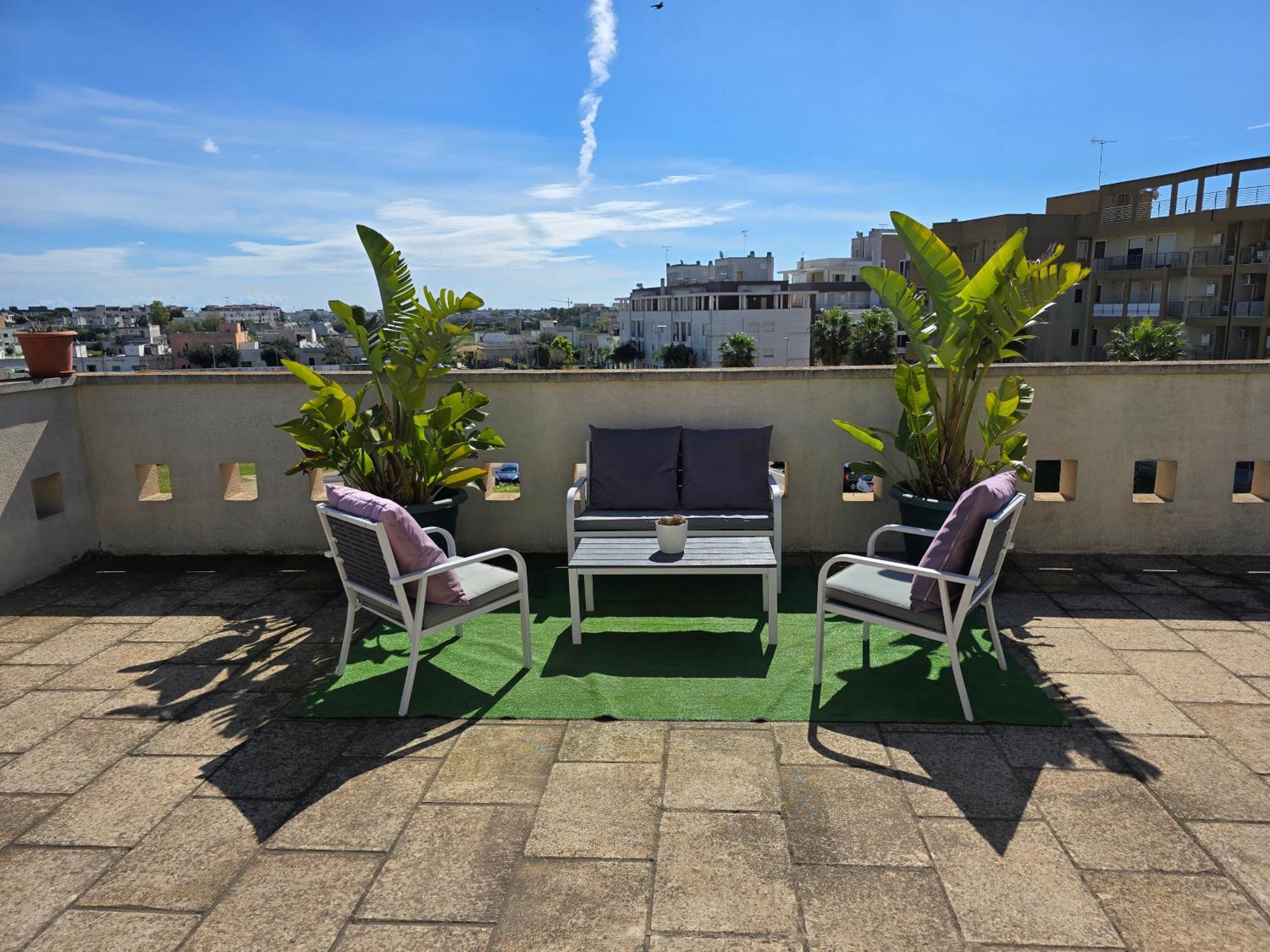 "Elle Home" Attico Panoramico Lecce Eksteriør bilde